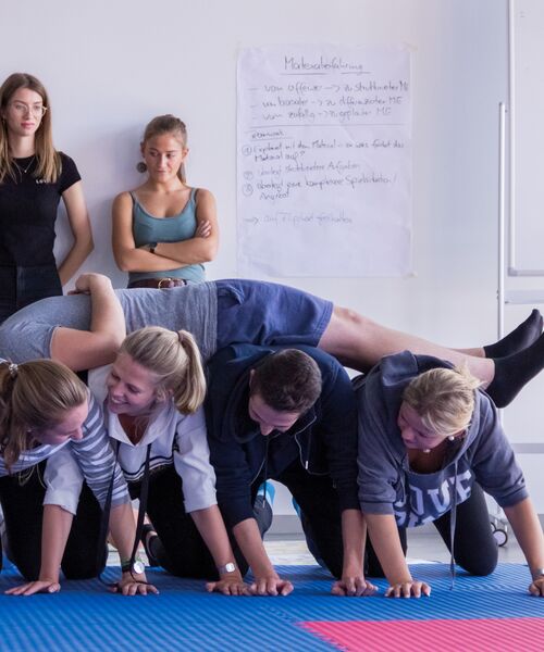Interaktion mit Studierenden des Studiengangs Soziale Arbeit